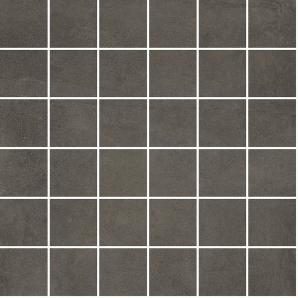 Attitude Calm Brown Cove Base Concrete Look Porcelain 6x12