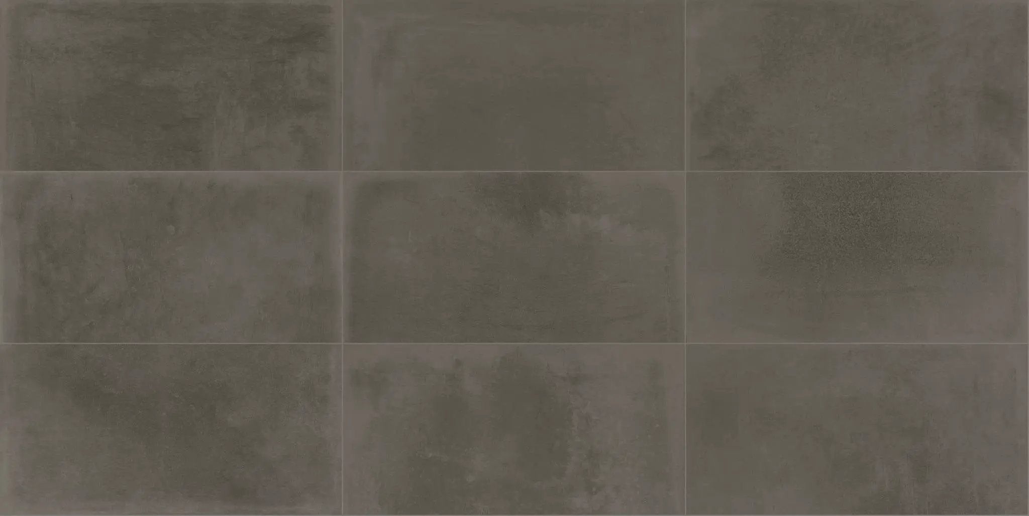 Attitude Calm Brown Cove Base Concrete Look Porcelain 6x12 by landmarkceramics