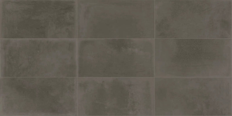 Attitude Calm Brown Bullnose Concrete Look Porcelain Moldings 3x24 by landmarkceramics