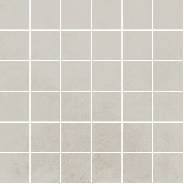 Attitude Light White Bullnose Concrete Look Porcelain Moldings 3x24
