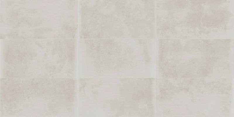 Attitude Light White Cove Base Concrete Look Porcelain 6x12 by landmarkceramics