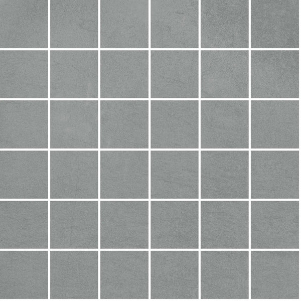 Attitude Simply Grey Mosaic A Concrete Look Porcelain Mosaics 12x12