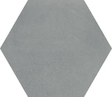 Attitude Simply Grey Hexagon 8 1/ Concrete Look Porcelain Tiles 8.5x10
