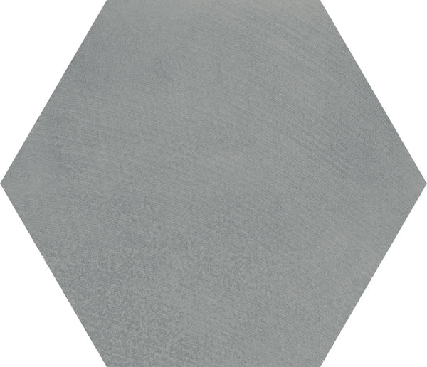 Attitude Simply Grey Hexagon 8 1/ Concrete Look Porcelain Tiles 8.5x10