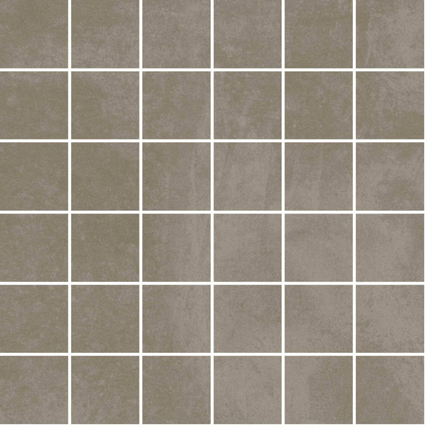 Attitude Warm Sand Mosaic A Concrete Look Porcelain Mosaics 12x12