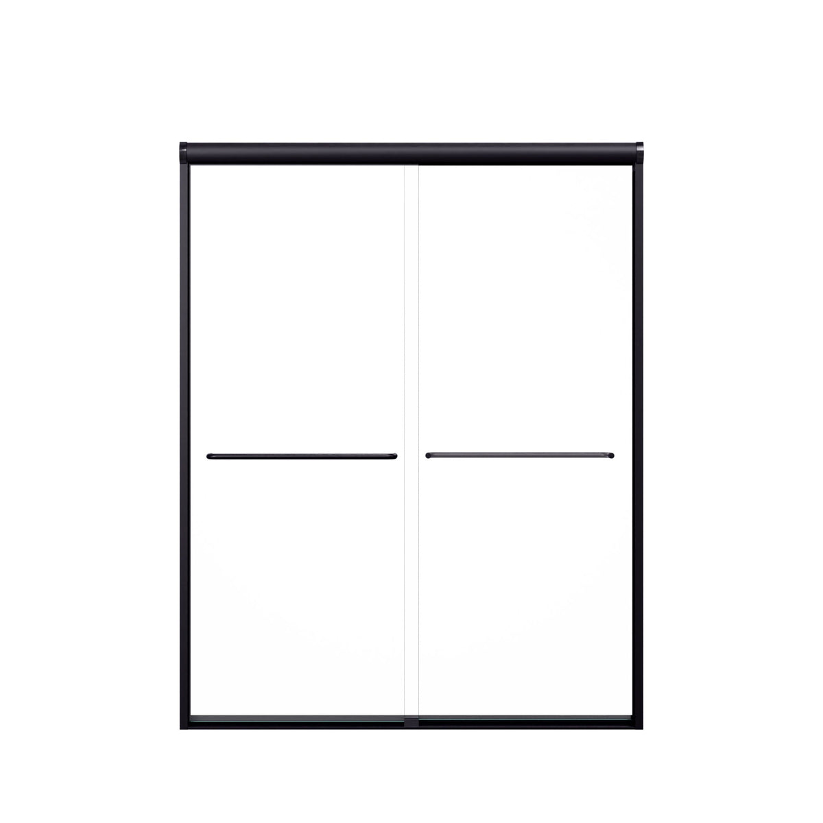Modern Semi Frameless Double Sliding Shower Door, photo 4 of 16