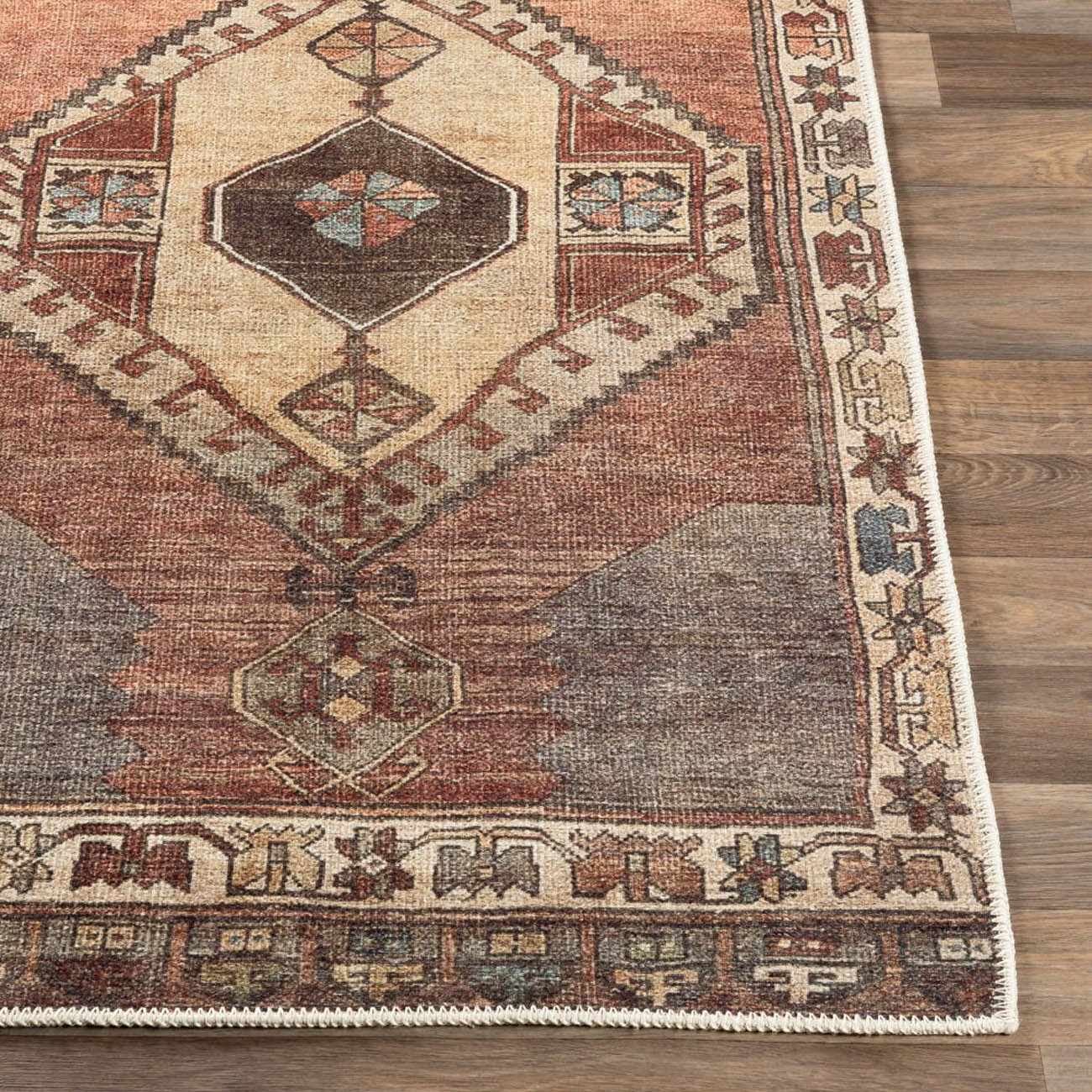 Medinah Washable Runner Rug by Boutique Rugs