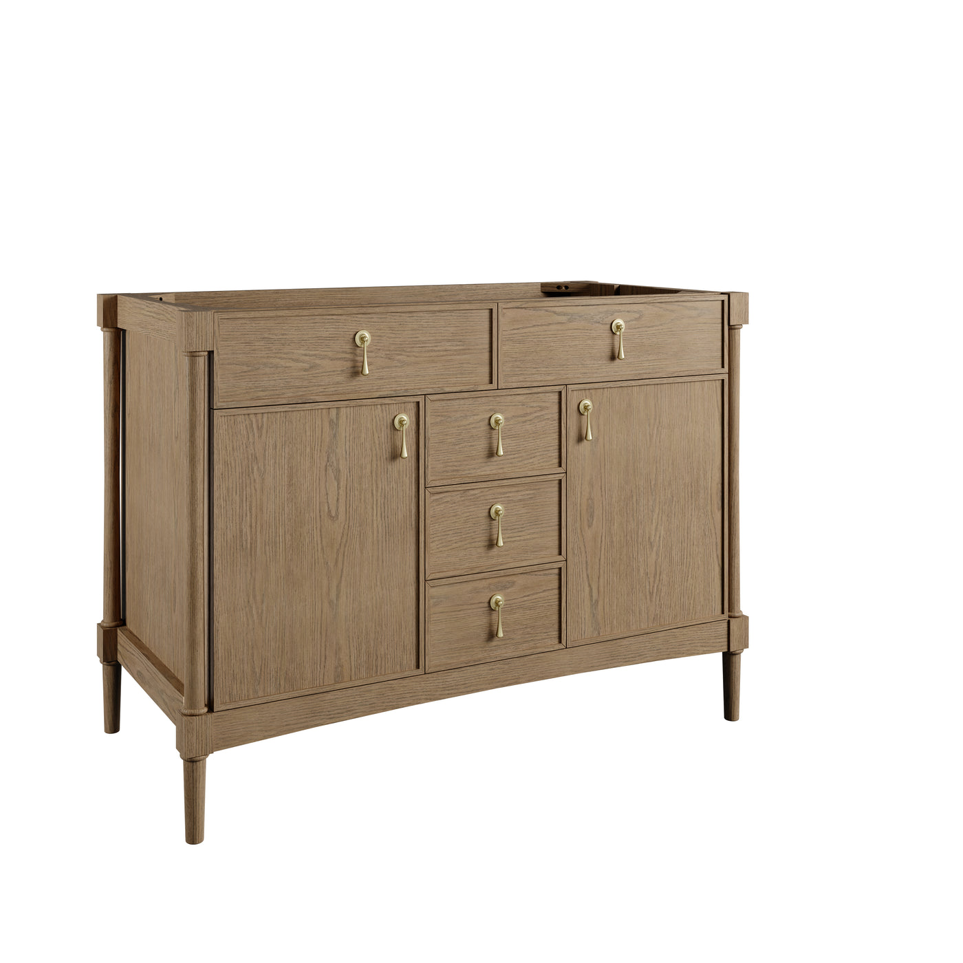 James Martin Kinnsden 48" Single Bathroom Vanity, Weathered Oak by James Martin