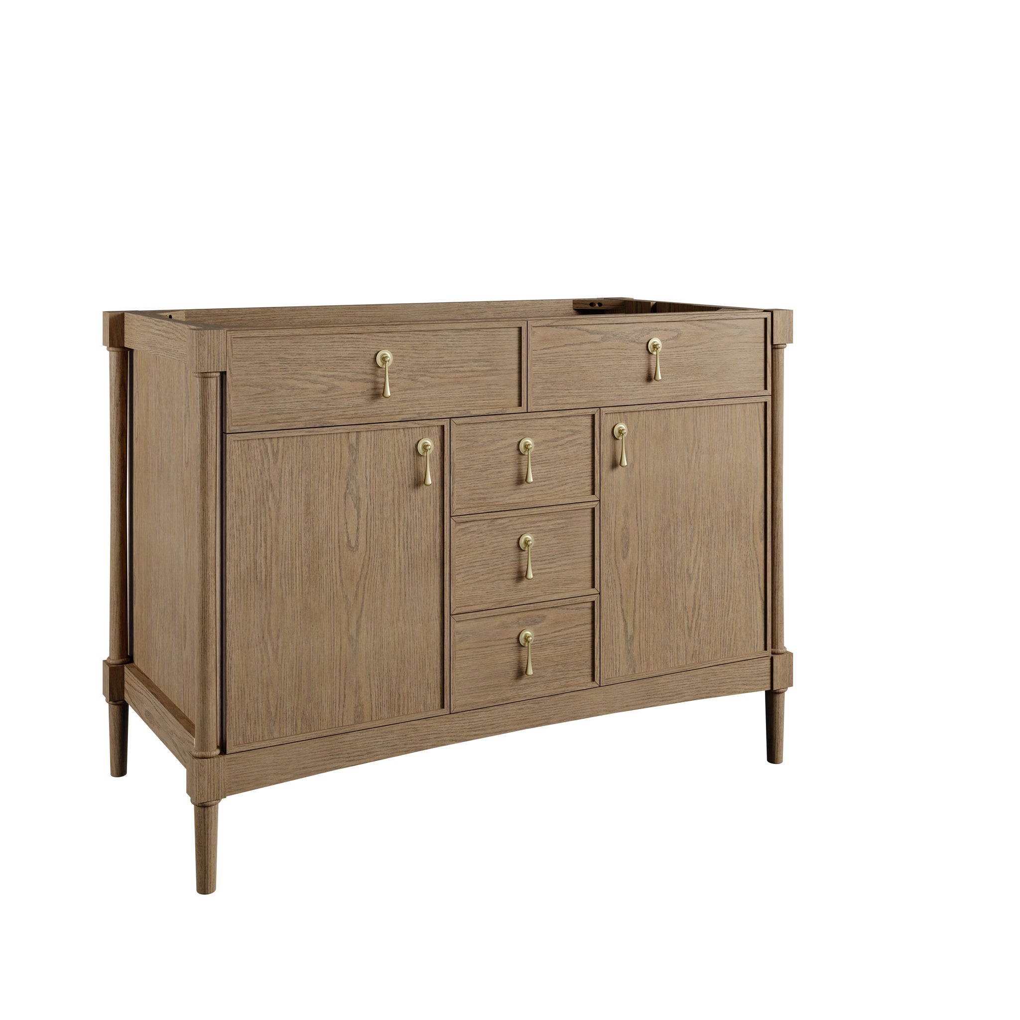 James Martin Kinnsden 48" Single Bathroom Vanity, Weathered Oak by James Martin