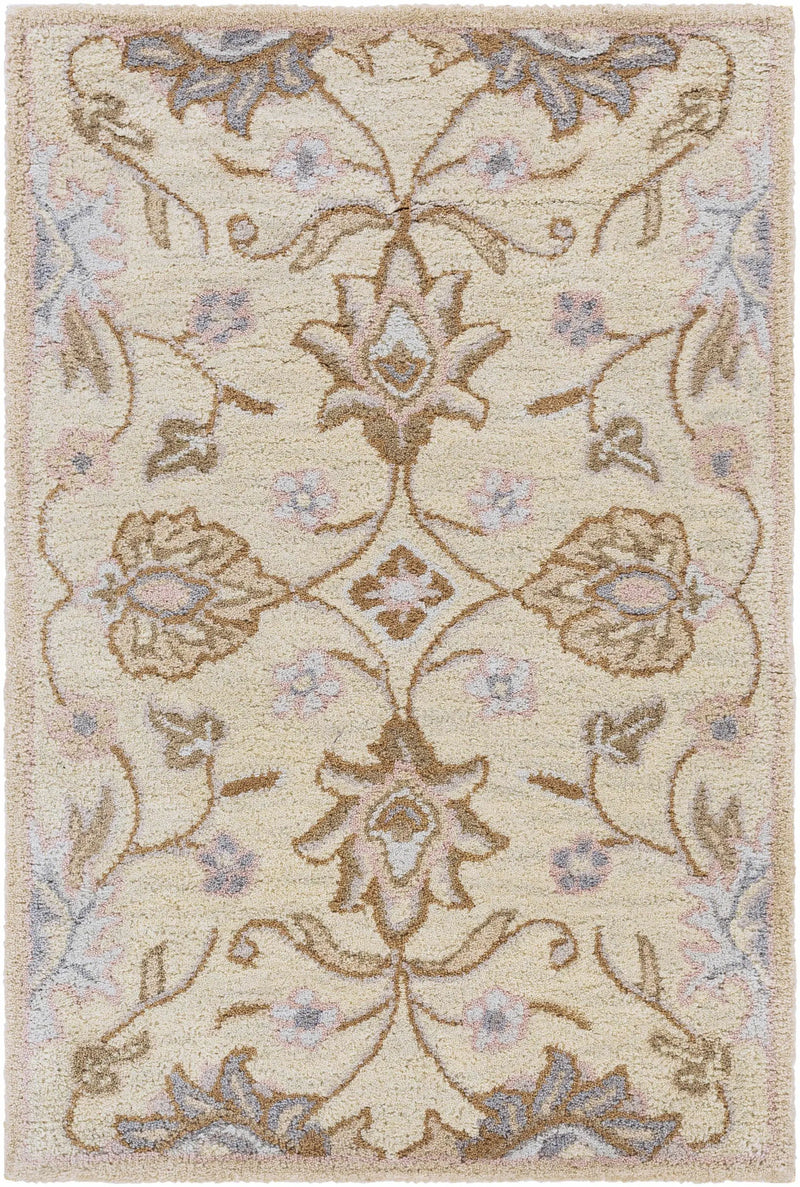Conesus Hand Tufted Ivory 1109 Wool Rug by Boutique Rugs
