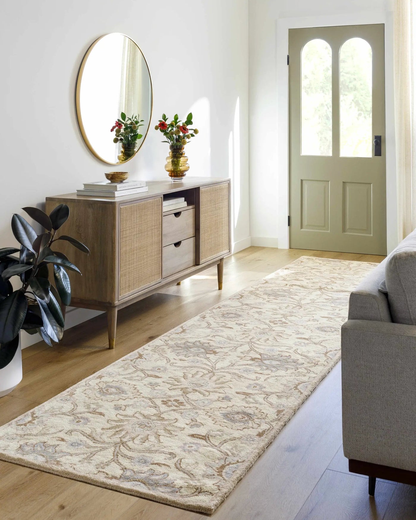 Conesus Hand Tufted Ivory 1109 Wool Rug by Boutique Rugs