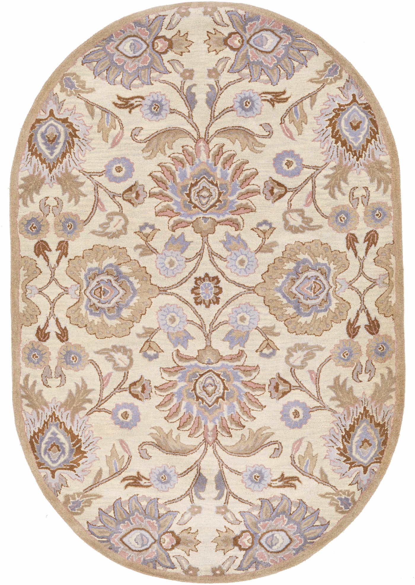 Conesus Hand Tufted Ivory 1109 Wool Rug by Boutique Rugs