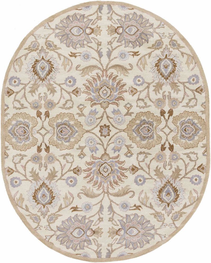 Conesus Hand Tufted Ivory 1109 Wool Rug by Boutique Rugs