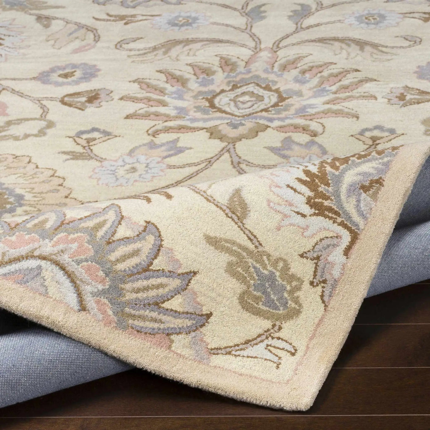 Conesus Hand Tufted Ivory 1109 Wool Rug by Boutique Rugs