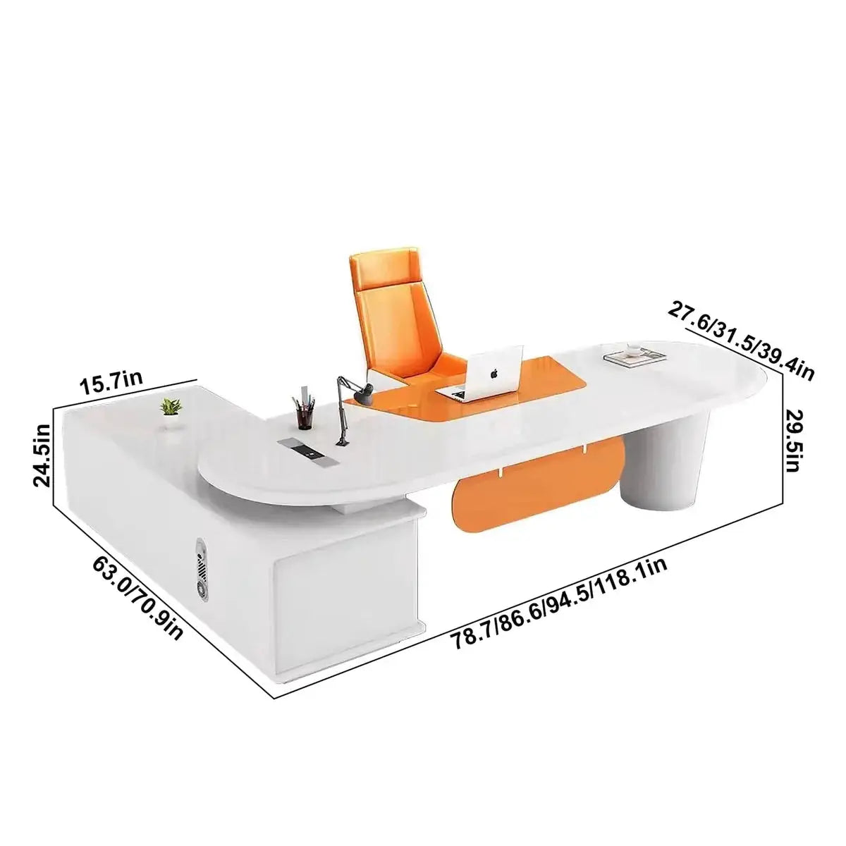 Gauss · L-Shaped Executive Desk by Arc Grove
