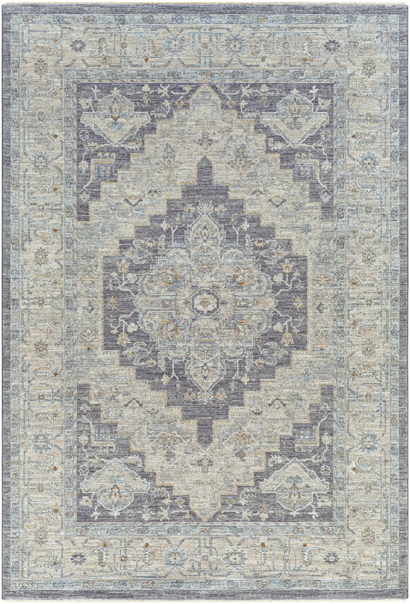 Sema Blue Medallion Rug by Hauteloom