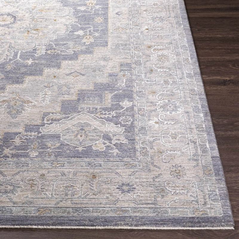 Sema Blue Medallion Rug by Hauteloom