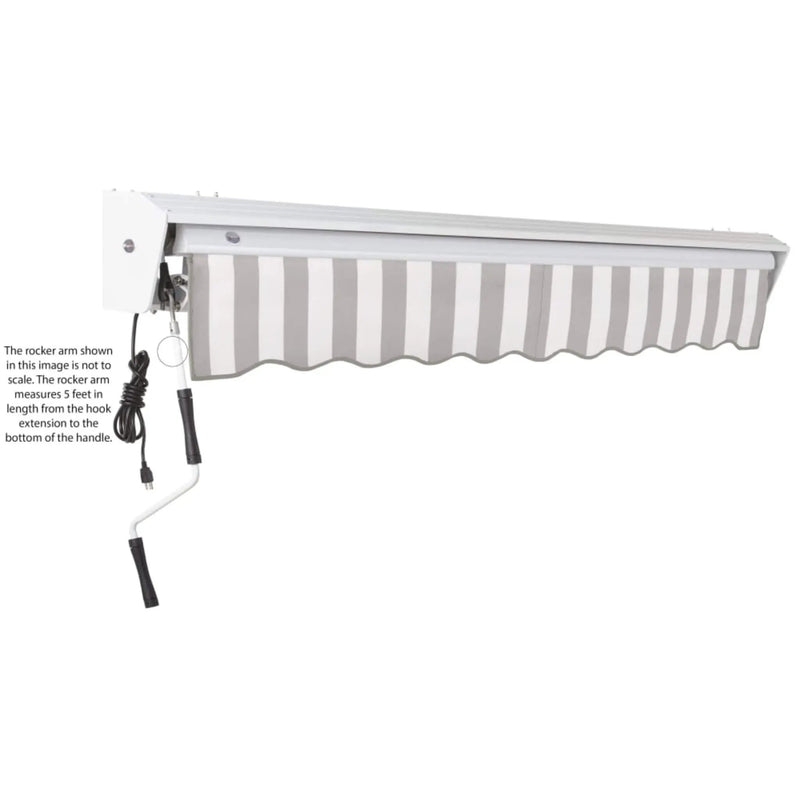 Awntech Destin Premium Retractable Patio Awning [Made-To-Order] (SAK74612) by SAKSBY WHOLESALE
