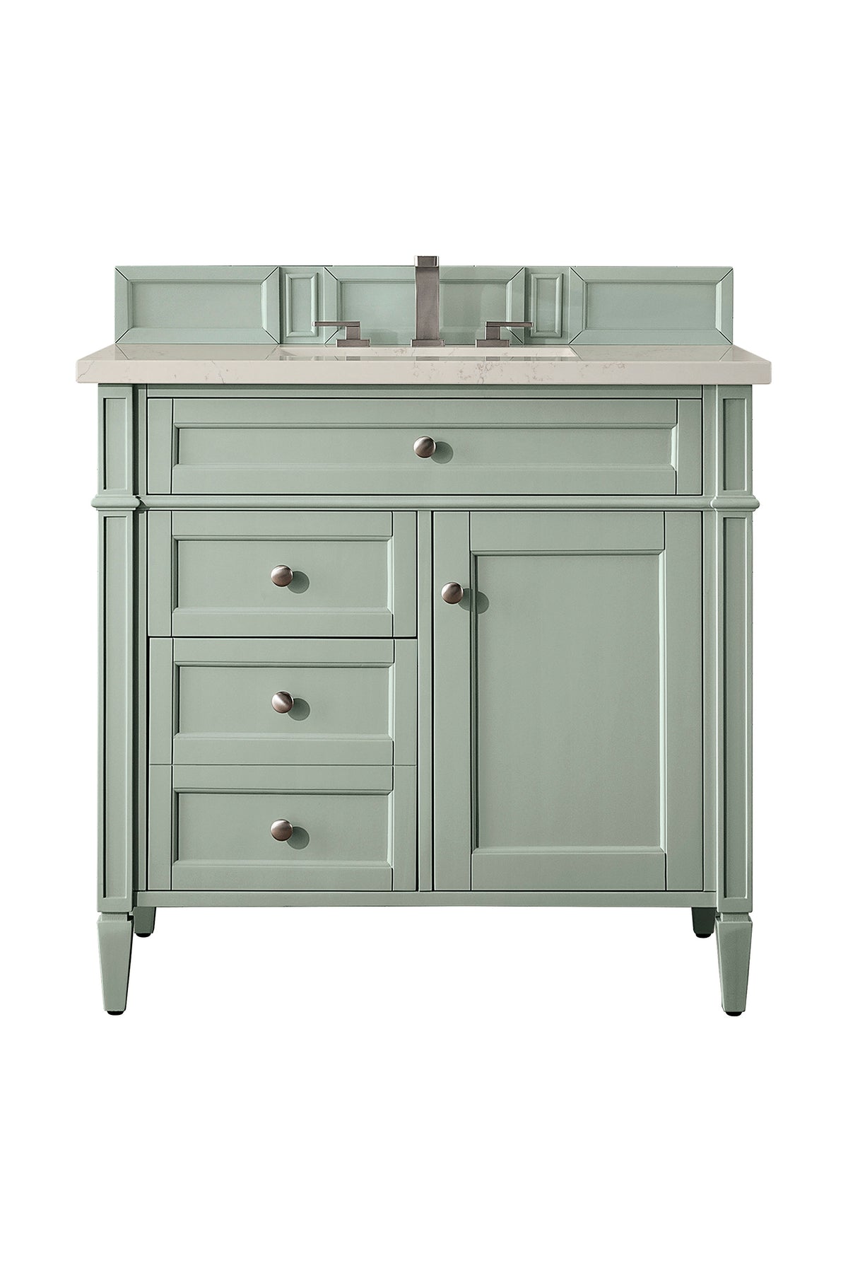 James Martin Brittany 36" Single Bathroom Vanity, Sage Green, view 32