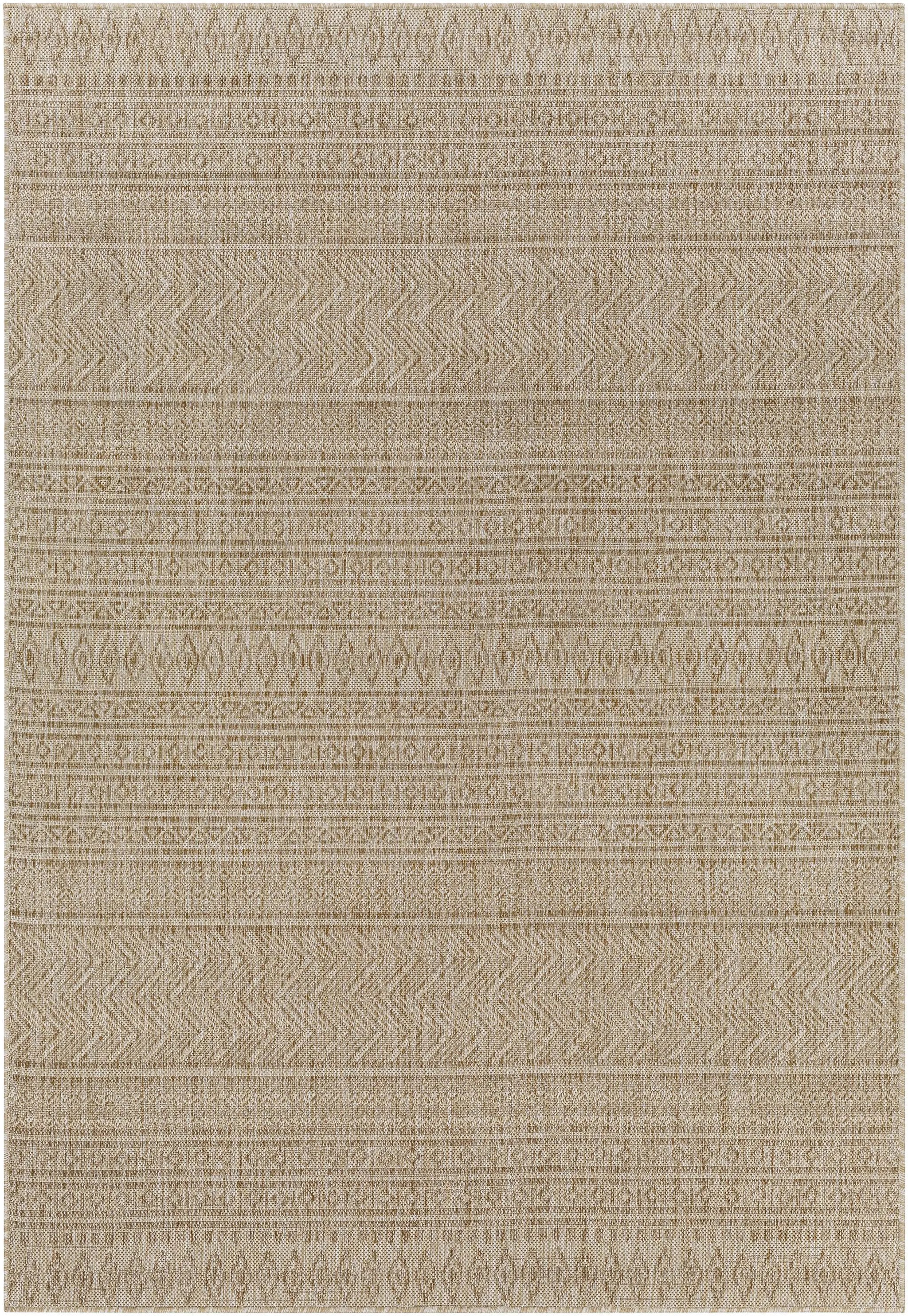 Madras Cream All Over Performance Outdoor Rug by Boutique Rugs