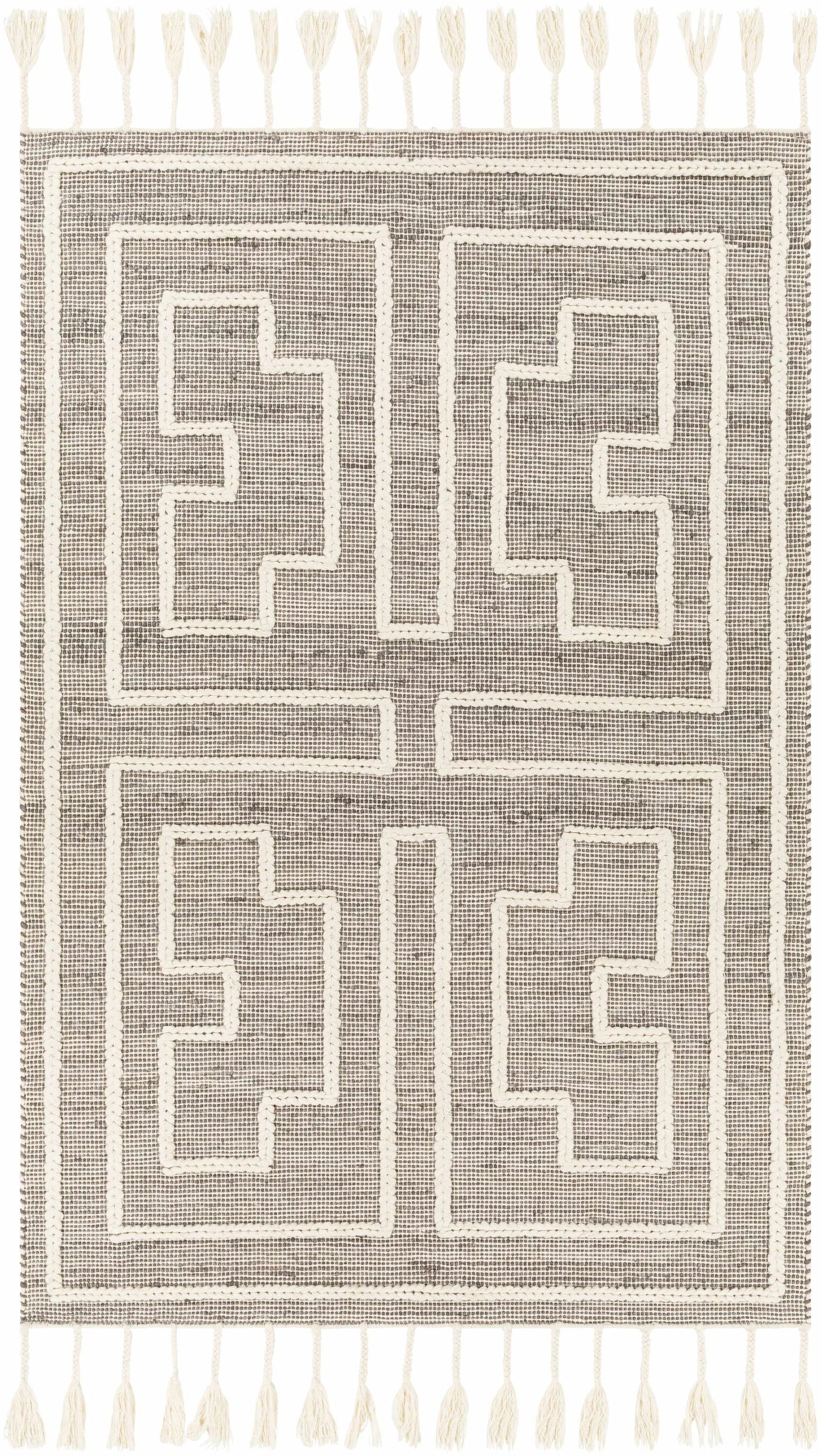 Azra Tasseled Jute&Wool Rug - Clearance by Boutique Rugs