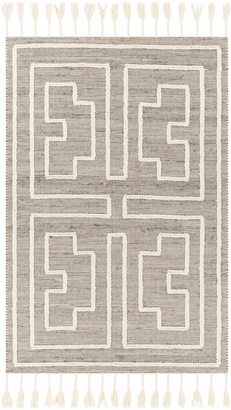 Azra Tasseled Jute&Wool Rug - Clearance by Boutique Rugs