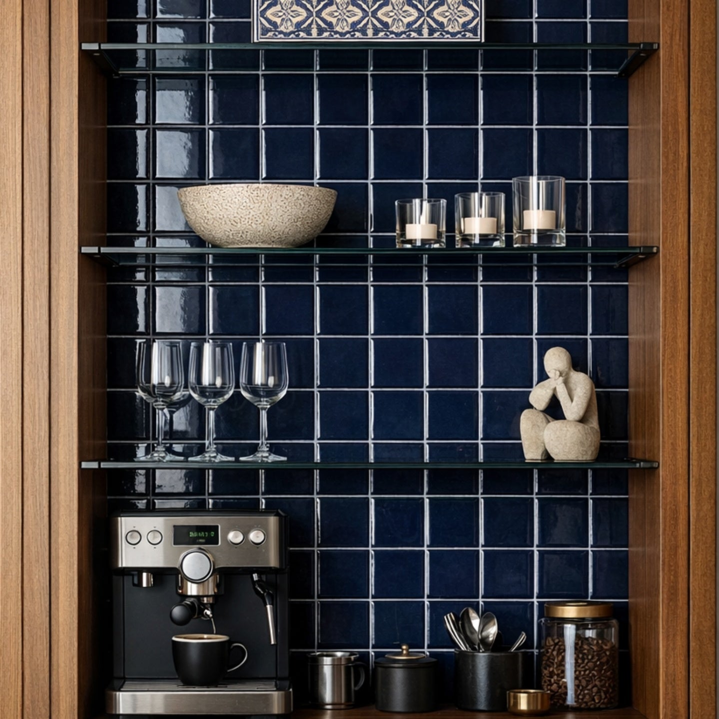 Azul Laguna Glossy Ceramic Tiles 4x4 Ceramic Glossy 4x4 Tiles — 2