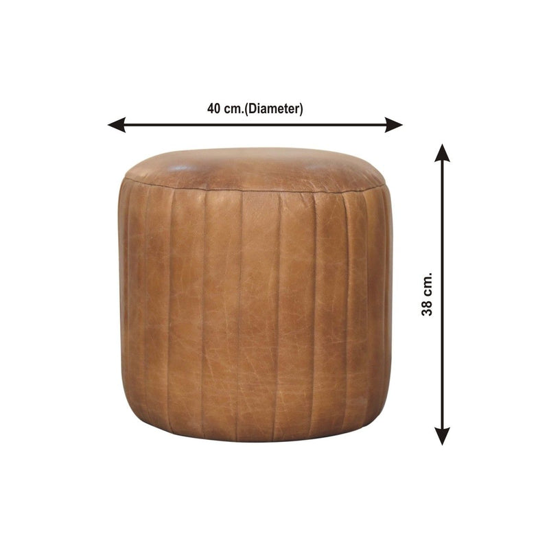 Buffalo - Footstool - Brown by HouseOfZazla