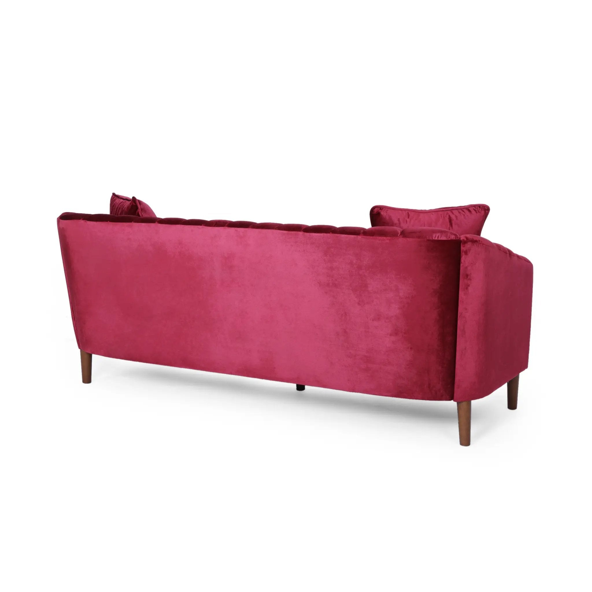 3-Seater Sofa (Wine Red) by HouseOfZazla