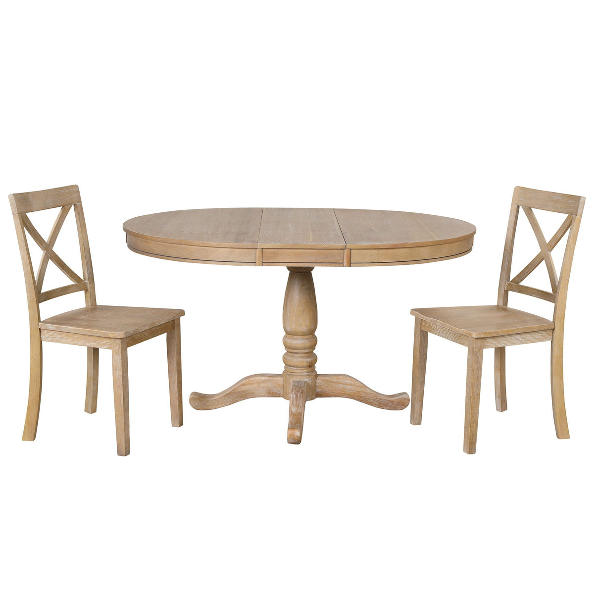 Modern Dining Table Set for 4 with Curved Back Chairs - Beige or Light Brown, photo 25 of 40