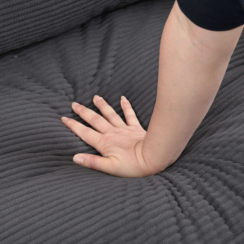 Modern Upholstered Loveseat Sofa, High Resilience by HouseOfZazla