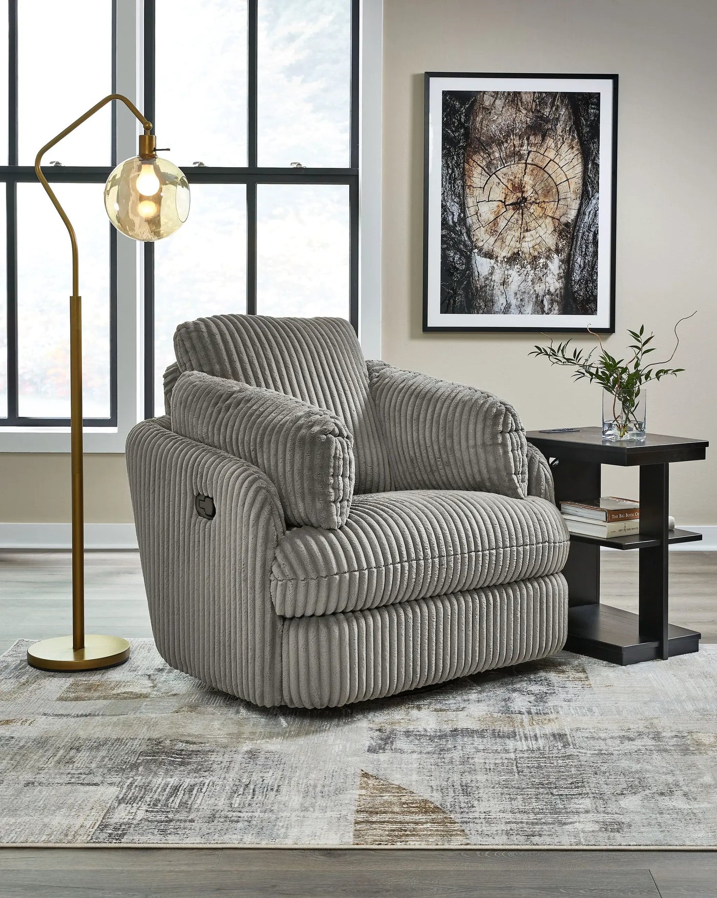 Tie-breaker - Swivel Glider Recliner by Unique Piece Furniture