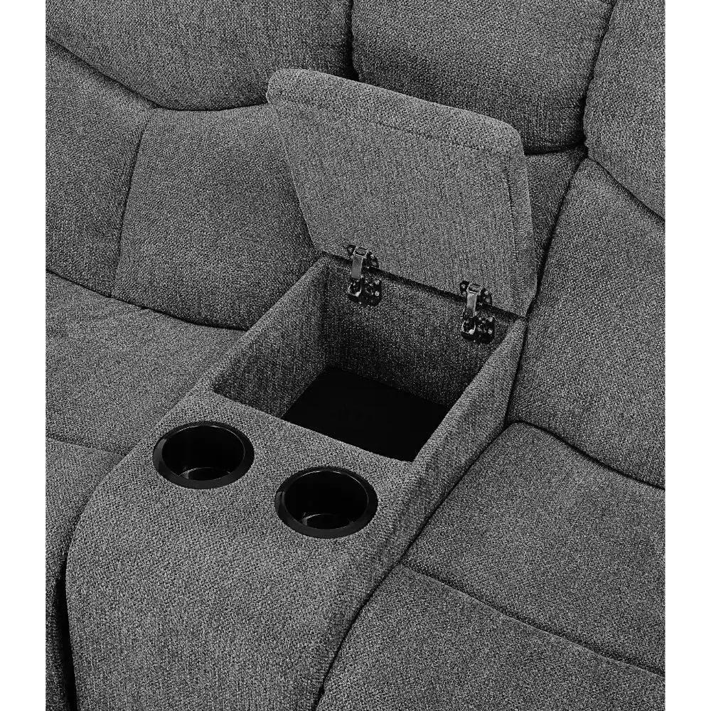 Kalen - Motion Sofa - Gray Chenille by Unique Piece Furniture