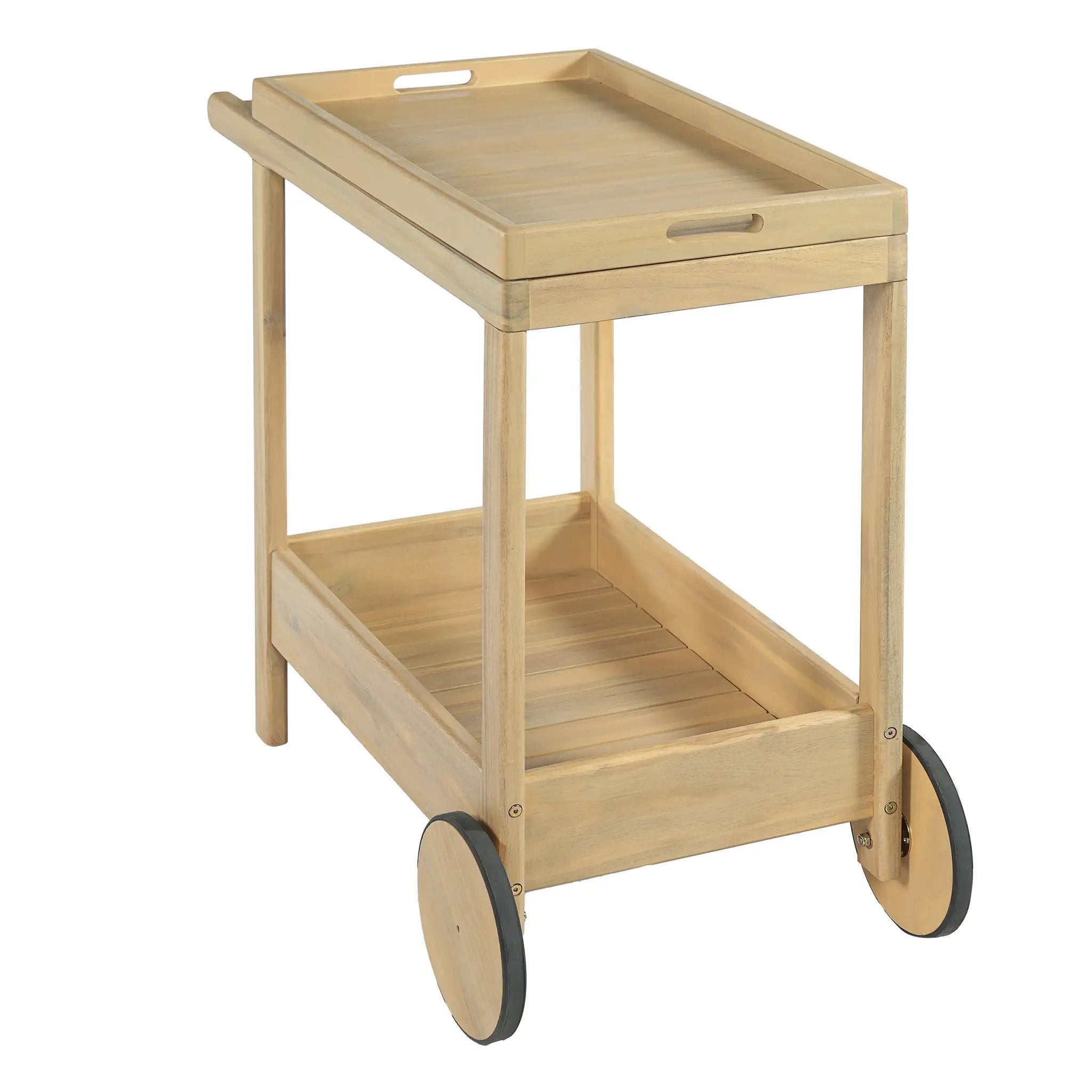 Saratoga Outdoor Rolling Bar Cart by HouseOfZazla