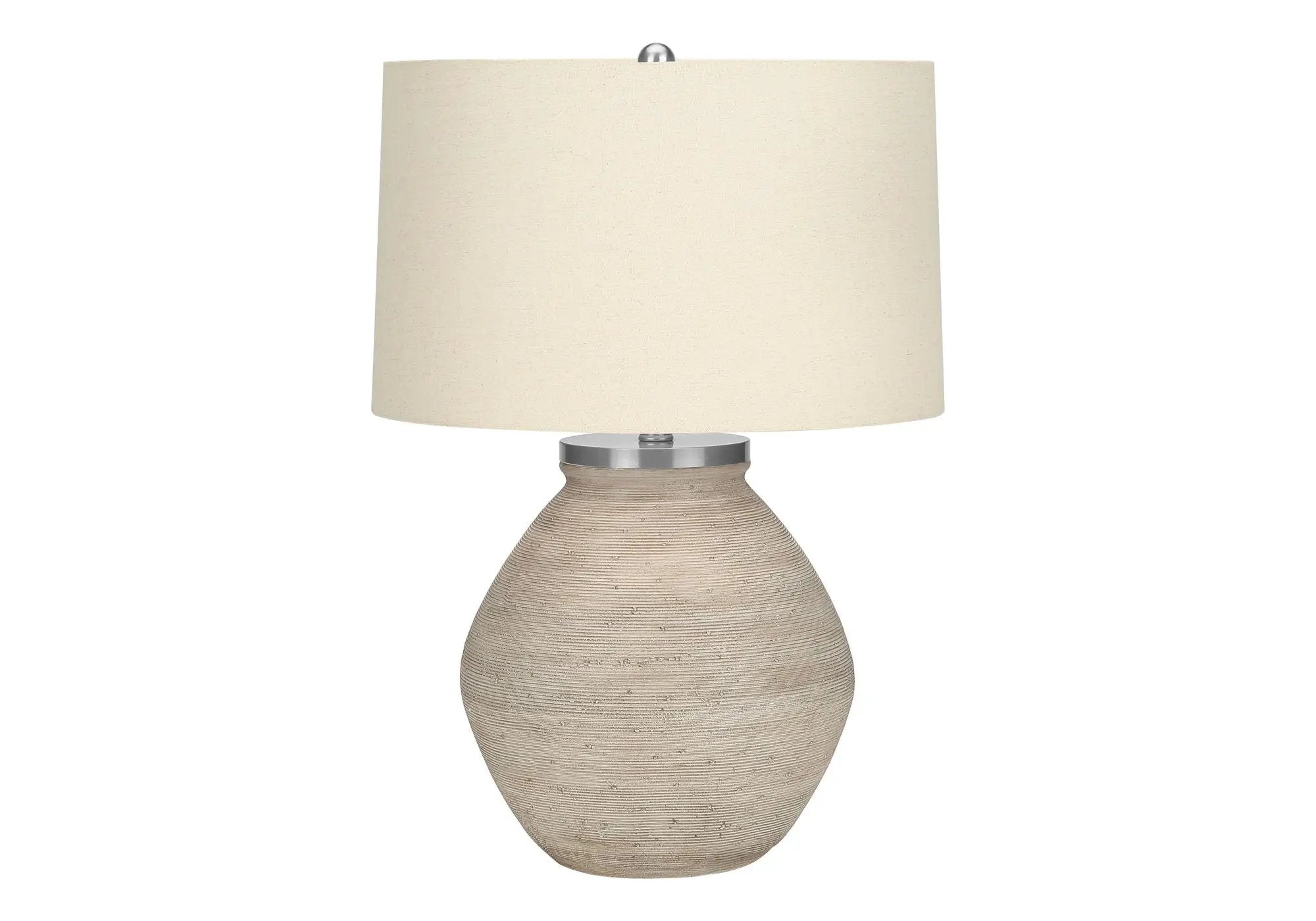 Lighting Table Lamp Concrete Resin Contemporary - Cream by HouseOfZazla
