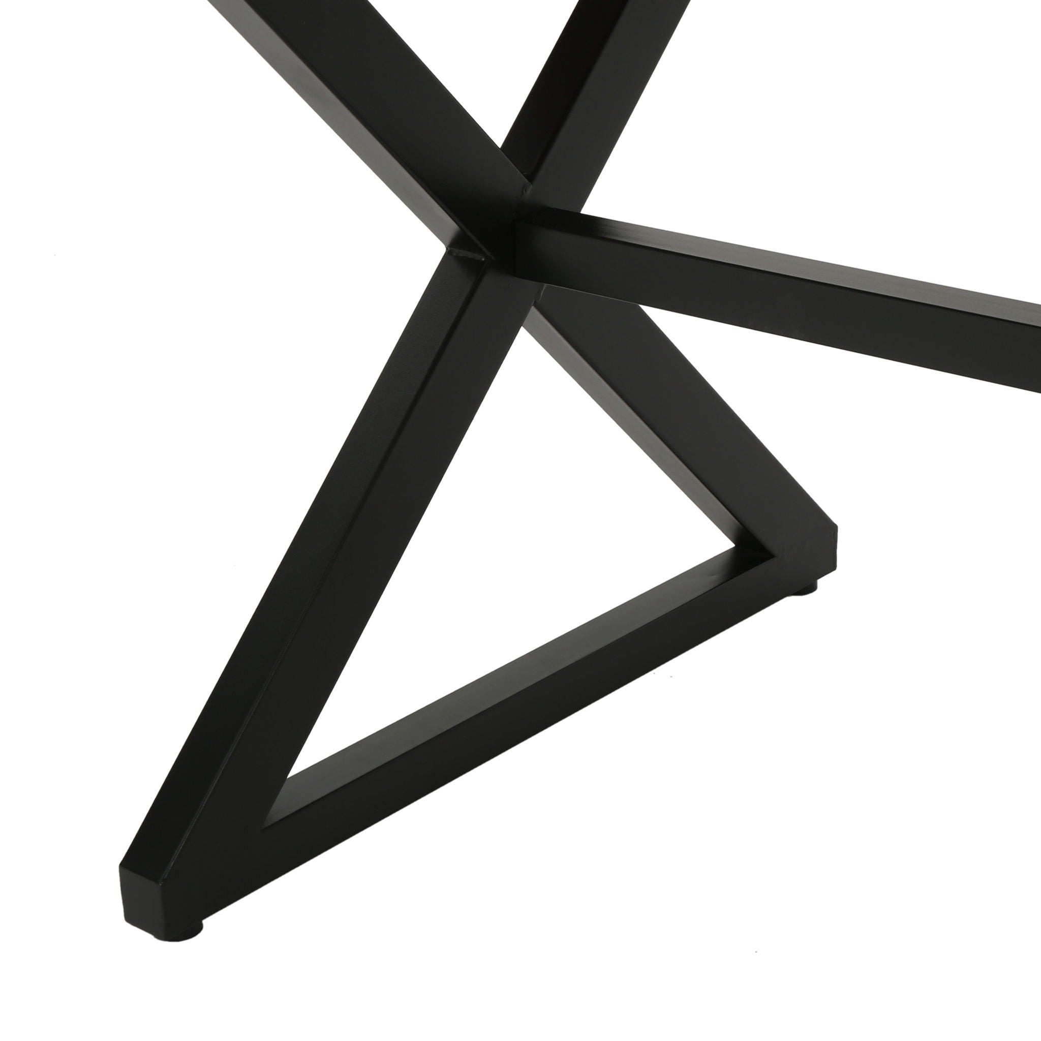Rolando Outdoor Aluminum Dining Table with Steel Frame by HouseOfZazla