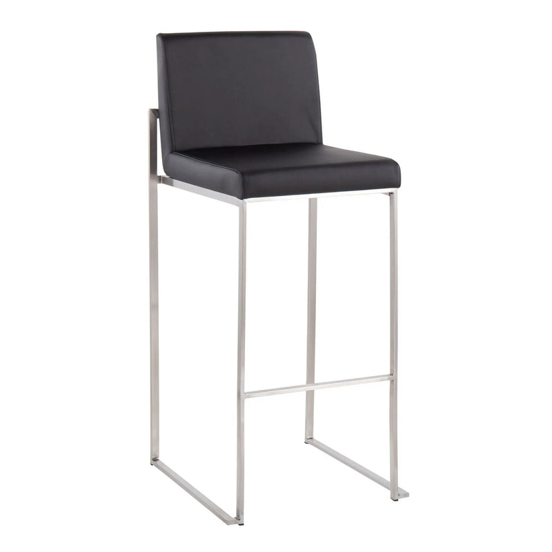 Fuji - Contemporary And Modern Elegance High Back Barstool by Unique Piece Furniture