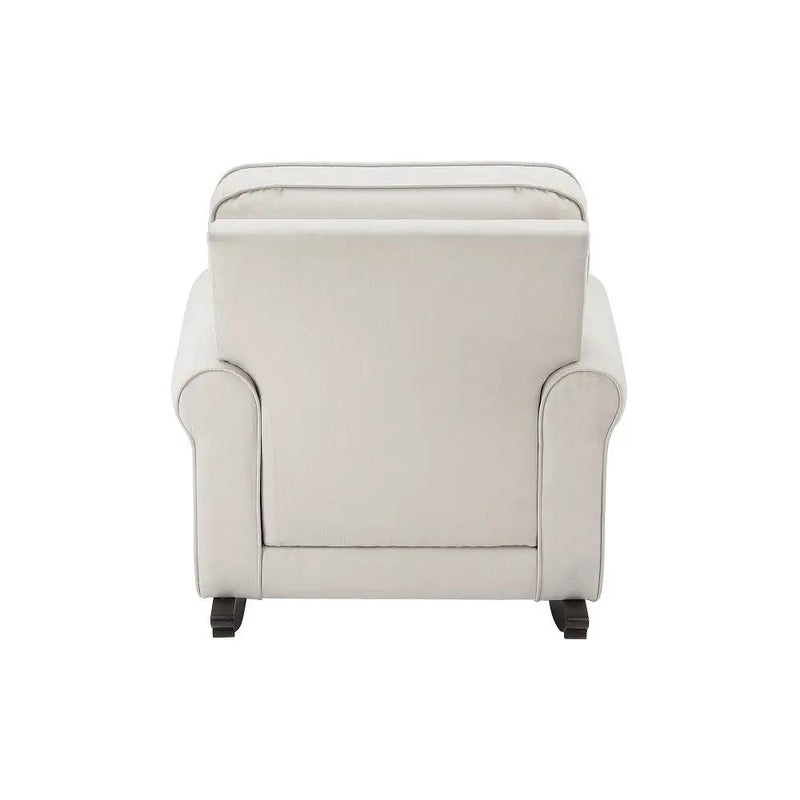 Elvin - Rocking Chair - Beige Fabric by Unique Piece Furniture