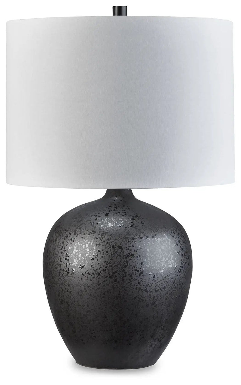 Ladstow - Ceramic Table Lamp - Black by Unique Piece Furniture