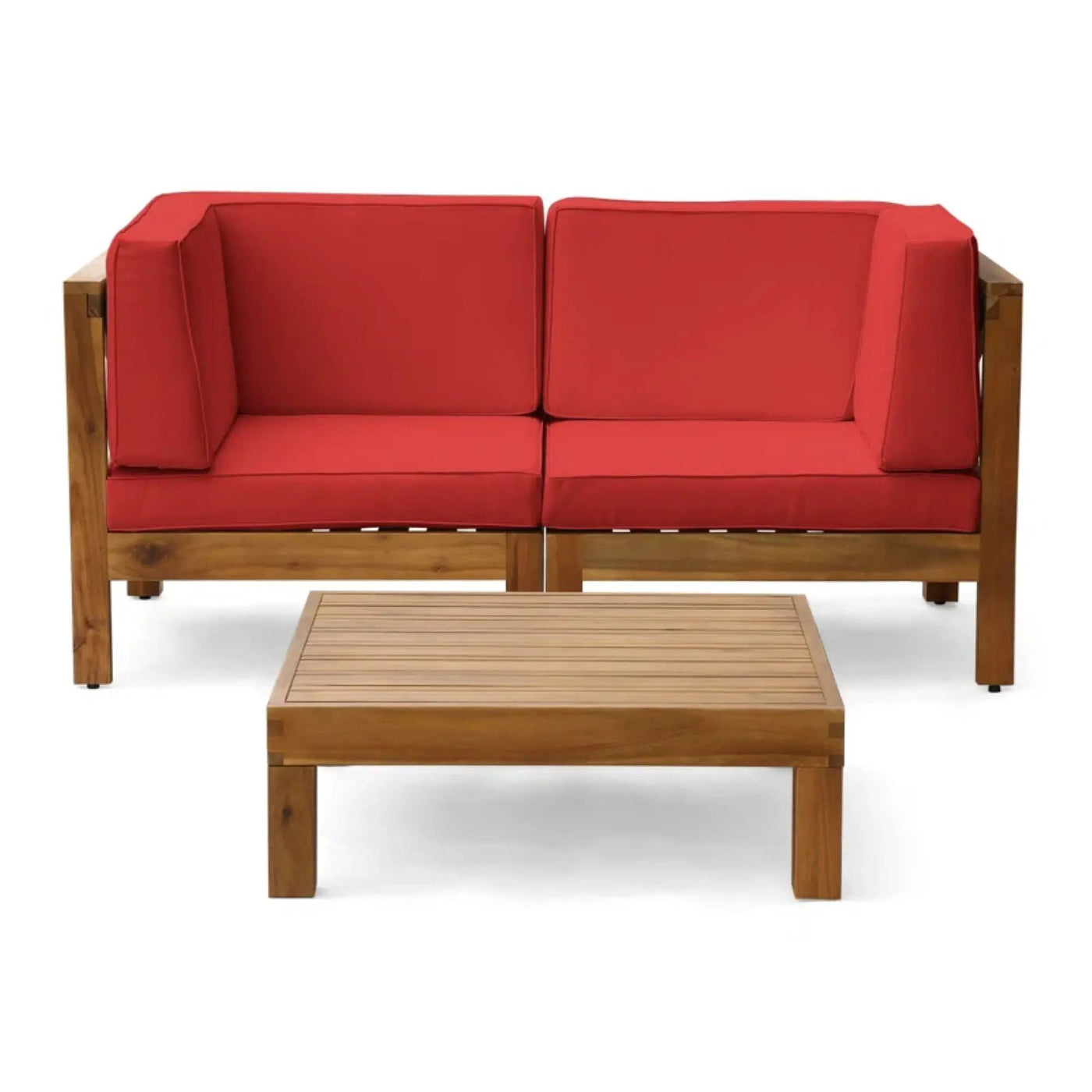 Oana - 3 Piece Loveseat Set With Coffee Table by HouseOfZazla