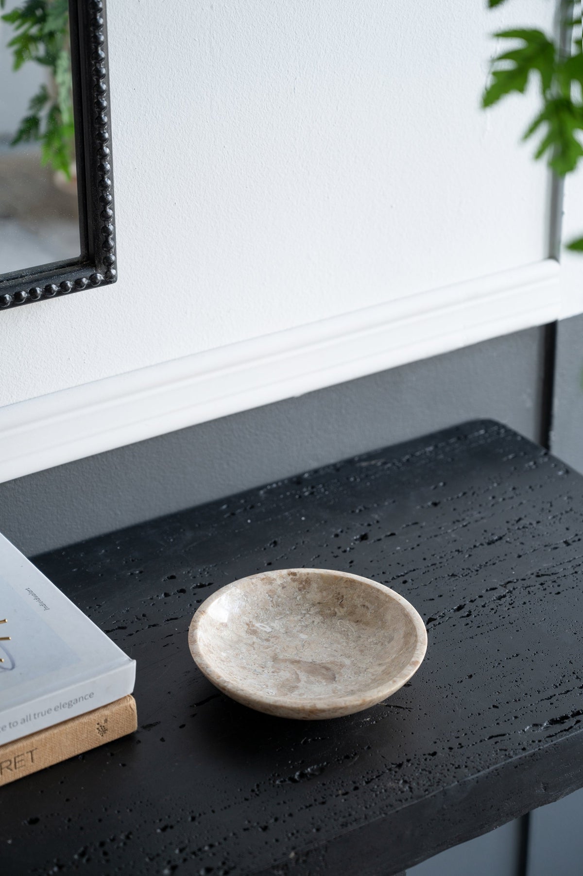 Round Marble Decorative Bowl with Smooth Finish - Cream, photo 6 of 10