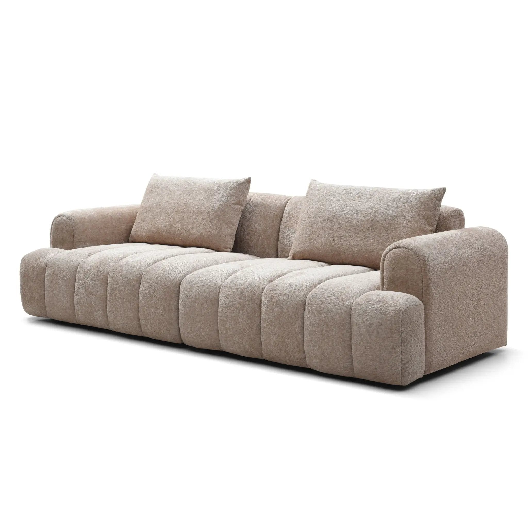 4 Seater Sectional Sofa For Living Room Spaces - Camel by Unique Piece Furniture