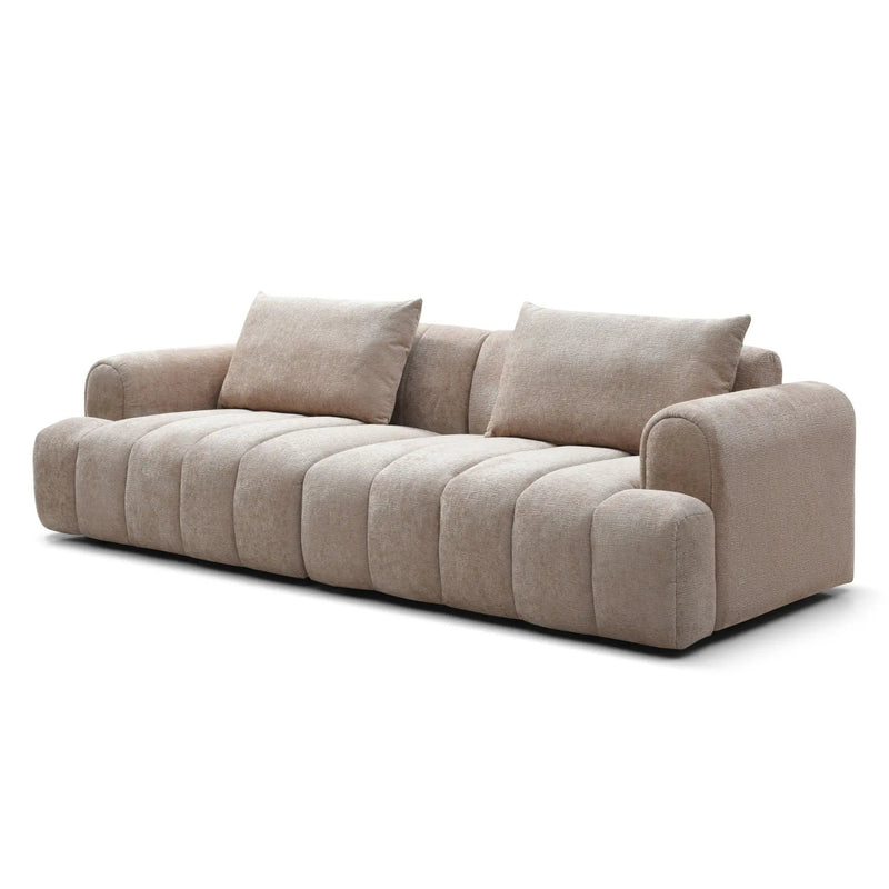 4 Seater Sectional Sofa For Living Room Spaces - Camel by Unique Piece Furniture