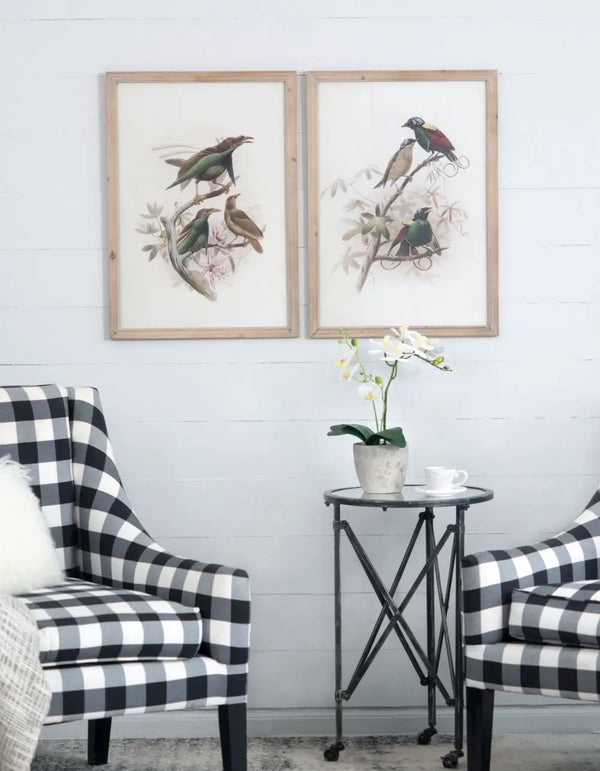 Bird Framed Print (Set of 2) - Multicolor