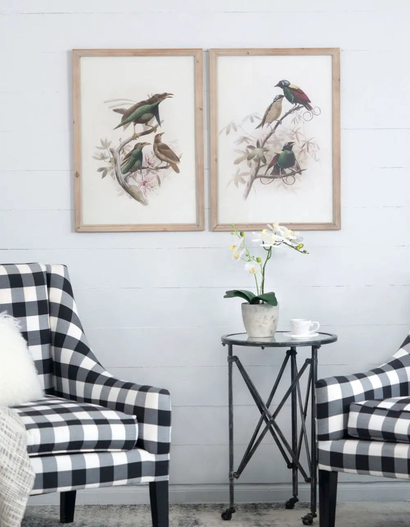 Bird Framed Print (Set of 2) - Multicolor by HouseOfZazla
