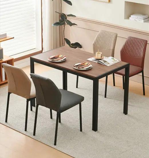 Dining Chairs Living Room Chair Modern Kitchen Armless Side Chair With Metal Legs by Unique Piece Furniture