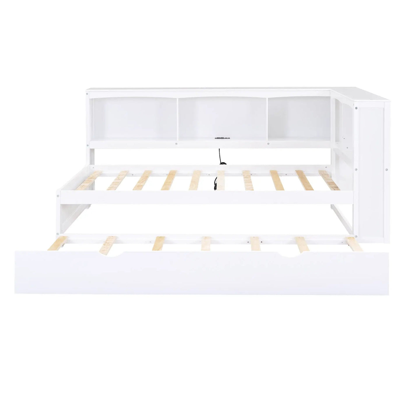 Daybed With Trundle, Storage Cabinets, USB Ports by HouseOfZazla