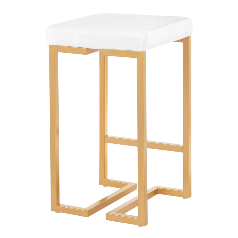 Midas - Contemporary / Glam Counter Stool (Set of 2) by HouseOfZazla