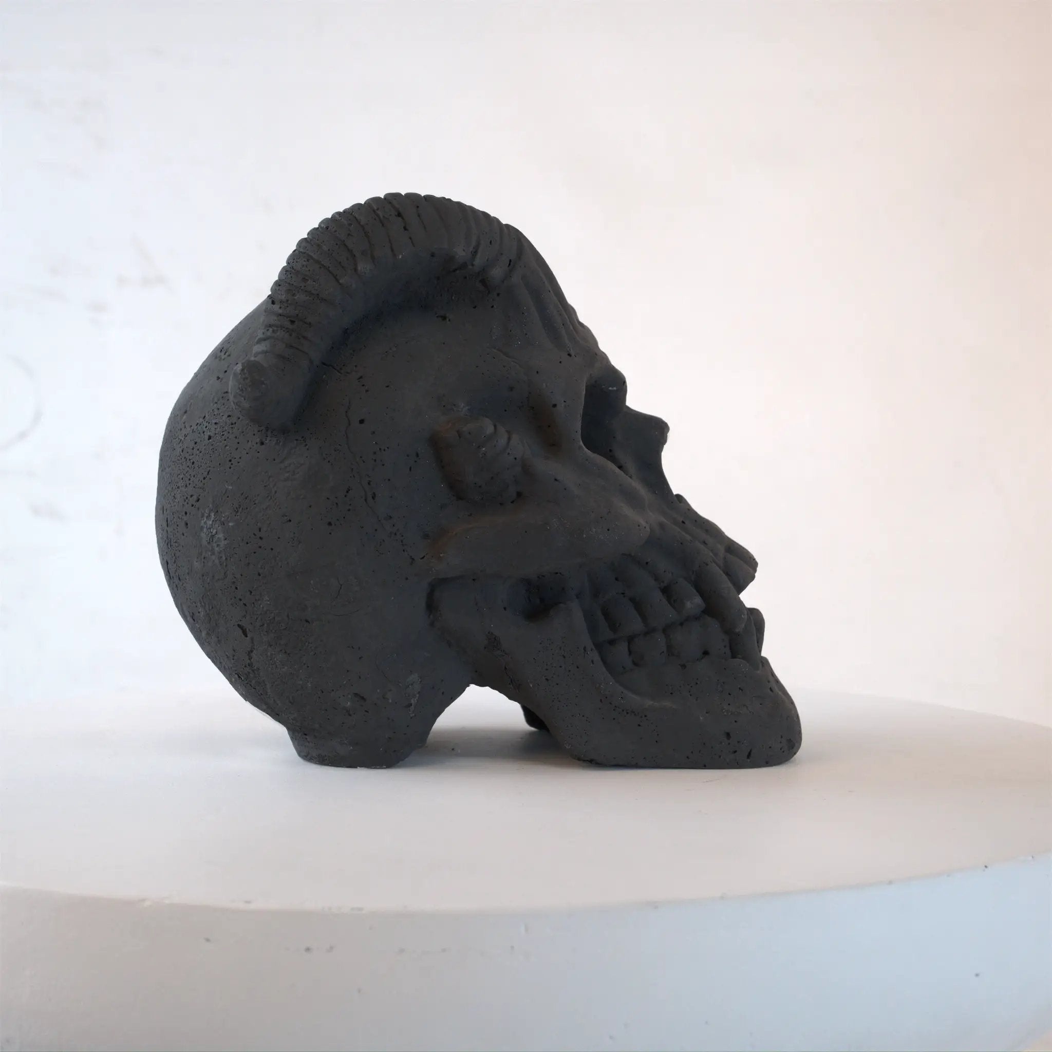 Hand-Forged Flame Skull for Fire Pits and Hearths by HouseOfZazla