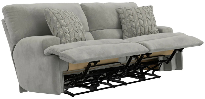 Renaldo - Power Sofa With Zero Gravity Recline - Stone by Unique Piece Furniture